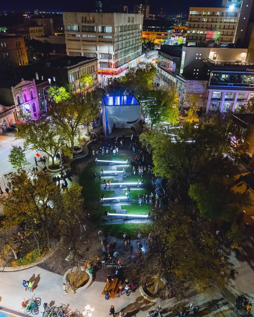 Nuit Blanche, Old Market Square, The Cube, Exchange District, Downtown